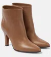The Row Brown Prudens Boots In Fawn