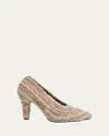 The Row Prudens Fuzzy Fabric Pumps In Lma Lama