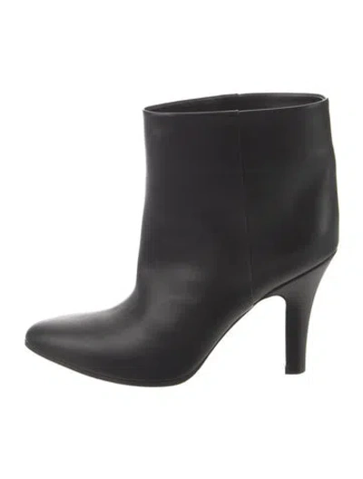 Pre-owned The Row Prudens Leather Boots In Black