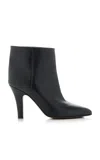 The Row 90mm Prudens Leather Boots In Black