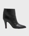 The Row 90mm Prudens Leather Boots In Black