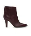The Row Burgundy Prudens Boots In Black