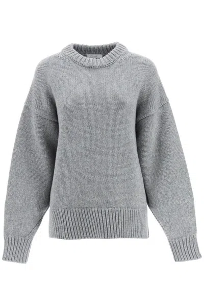 THE ROW PUFF-SLEEVED CREWNECK JUMPER
