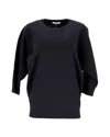 The Row Pullover In Navy Blue Merino Wool In Blue