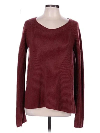Pre-owned The Row Pullover Sweater In Burgundy