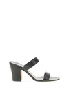 The Row Round Toe High Heel Sandals In Black