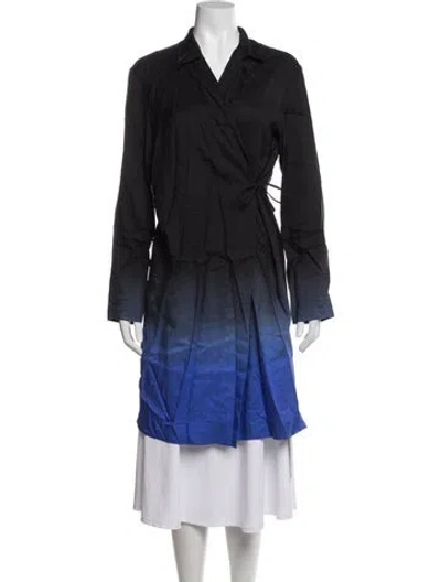 Pre-owned The Row 'pura' Coat Silk W/ Tags In Multi