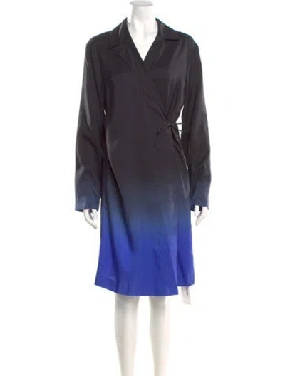 Pre-owned The Row Pura Silk Jacket In Blue