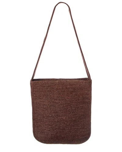 The Row Raffia Tote In Brown