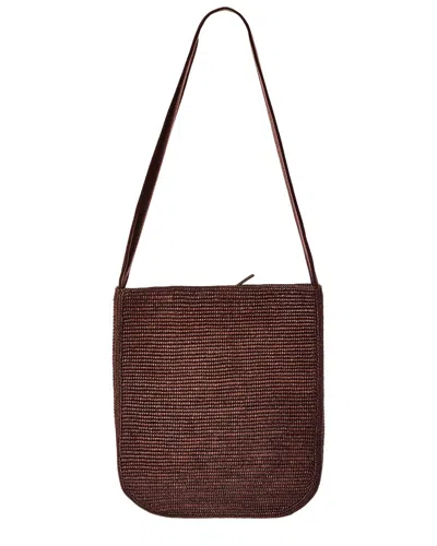 The Row Raffia Tote In Brown
