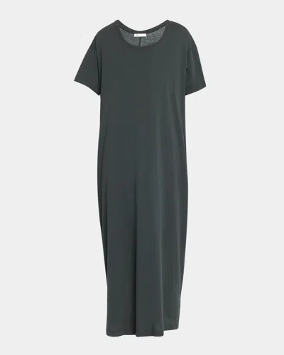 The Row Rakira T-shirt Dress With Pockets In Black