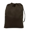 The Row Ray Rectangular Clutch In Dark Brown