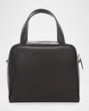 The Row Ray Top-handle Bag In Napa Leather In Black