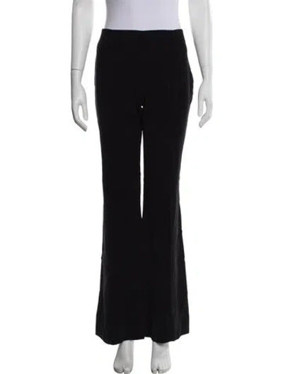 Pre-owned The Row Rebecca Flared Pants In Black