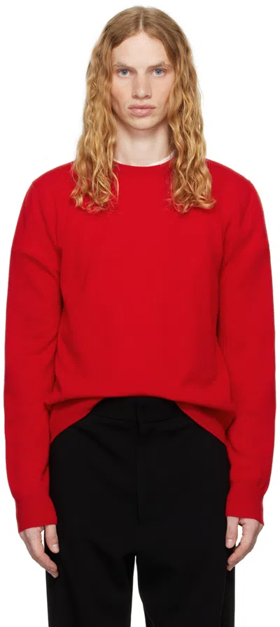 The Row Benji Cashmere Knit Sweater In Ftk Firetruck
