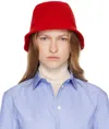 The Row Burke Bucket Hat In Ftk Firetruck