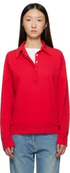 The Row Red Roddie Polo
