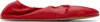 The Row Red Round Ballerina Flats In Red