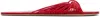The Row Sara Stretch-leather Slides In Red