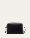 The Row Regent Crossbody Bag In Napa Leather In Black