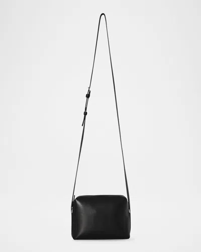 The Row Regent Crossbody Bag In Nappa Leather In Black