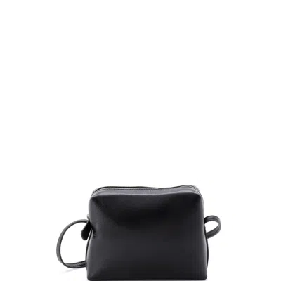 The Row Regent Crossbody Bag Leather In Black