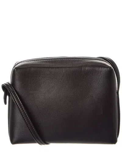 The Row Regent Leather Crossbody In Black