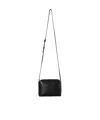 The Row Regent Logo Shoulder Bag In Black