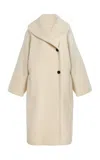 The Row Regino Oversized Wool Coat In Neutral