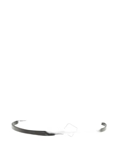 The Row Rhombe Leather Belt In Black