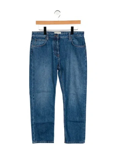 Pre-owned The Row Riacco Jean Straight Leg Jeans In Blue
