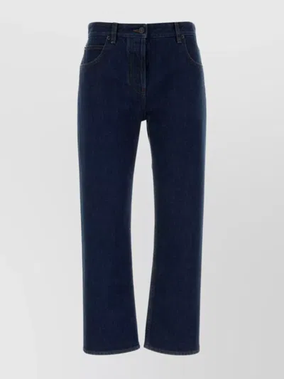 THE ROW RIACO FIVE-POCKET DENIM TROUSERS WITH BELT LOOPS