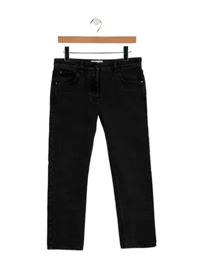 Pre-owned The Row Riaco Jean Straight Leg Jeans In Black