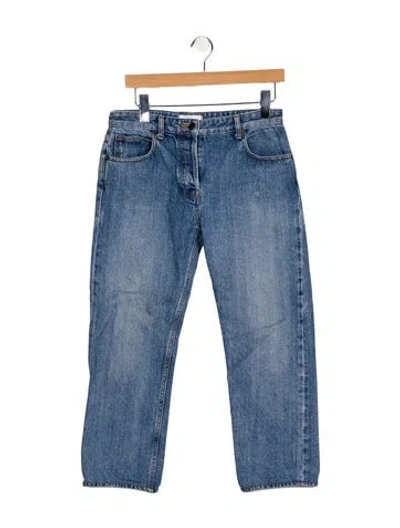 Pre-owned The Row Riaco Jean Straight Leg Jeans In Blue