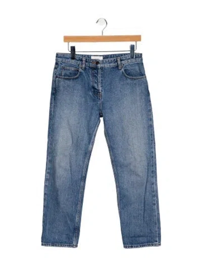 Pre-owned The Row Riaco Jean Straight Leg Jeans In Blue