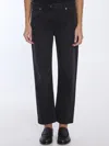 The Row Women's Land Straight-leg Crop Jeans In Black