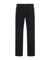 The Row Riaco Mid-rise Straight-leg Ankle Jeans In Black