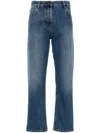 The Row Lesley Jeans Mit Geradem Bein In Blue