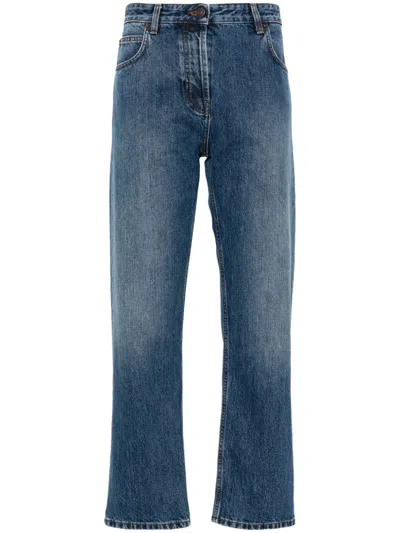 The Row Lesley Jeans Mit Geradem Bein In Blue