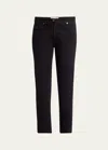 The Row Riaco Mid-rise Straight-leg Ankle Jeans In Black