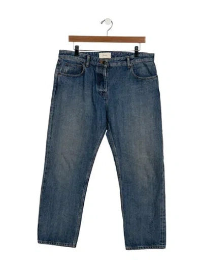 Pre-owned The Row Riaco Pant Straight Leg Jeans In Blue