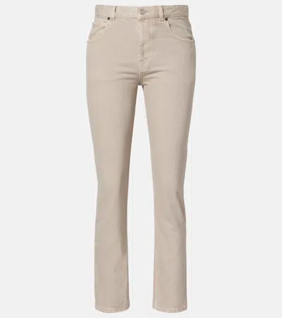 The Row Riaco Slim-fit Jeans In Pink