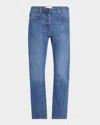 The Row Riaco Slim-leg Ankle Jeans In Washed Blue
