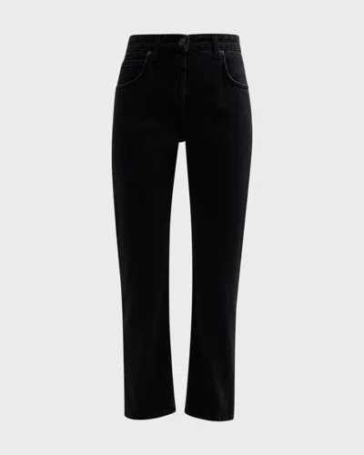 THE ROW RIACO SLIM-LEG CROP JEANS