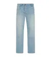 The Row Riaco Mid-rise Slim-leg Jeans In Blue
