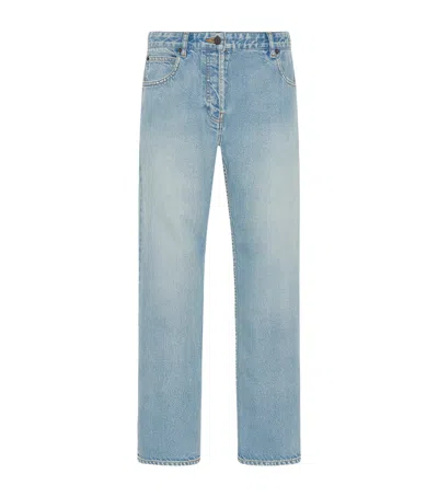 The Row Riaco Straight Jeans In Blue