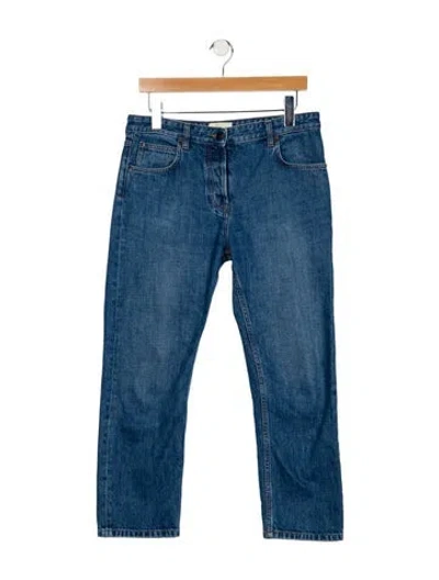 Pre-owned The Row 'riaco' Straight Leg Jeans In Blue