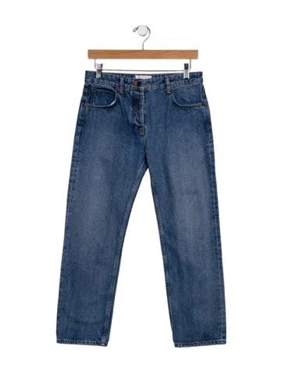 Pre-owned The Row Riaco Straight Leg Jeans In Blue