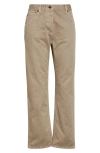 The Row Riaco Straight Leg Jeans In Taupe