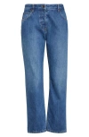The Row Riaco Slim-leg Ankle Jeans In Washed Blue
